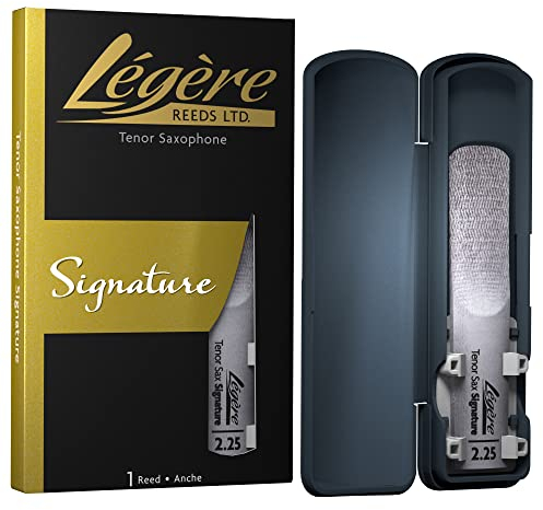 Légère Reeds - Tenorsaxophonblatt, Signature, Blattstärke 2.25 (TSG2.25) - Hochwertiges synthetisches Holzblasrohr