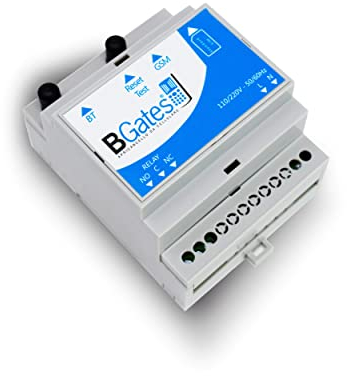 BGates - Apricancello gsm Bluetooth GT - Apricancello Smart per Casa e Aziende - Modulo per Cancello, Portone, Caldaia e Giardinaggio - Apertura Cancello con App iOS/Android, gsm o Bluetooth