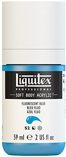 Liquitex Acrylic Paint, Blue Fluo, 59 ml (Pack of 1)