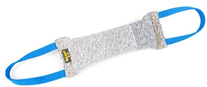 Julius-K9, 18420-2, Beisswurst, Baumwolle-Nylon, 20 cm x 5,5 cm, mit zwei Schlaufen, innen genäht