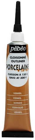 Pébéo Cloisonné Vermeil - Porcelaine 150, Tube de 20 ML