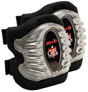 KNIESCHONER 'COMFORT' - 1 PAAR - MIT GEL EINLAGE - UNIVERSELLE GROESSE, Schwarz