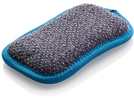 E-Cloth Washing Up Pad, Non-scratch Kitchen Scrub Sponge, Washable and Reusable, 100 Wash Promise, Yellow, 1 Pack