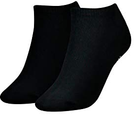 Tommy Hilfiger Damen Th Women Sneaker 2p Socken, Schwarz, 35-38 EU