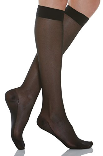 Relaxsan Basic 750 (1 Paio - Nero, tg.3) gambaletti compressione graduata 70 Den