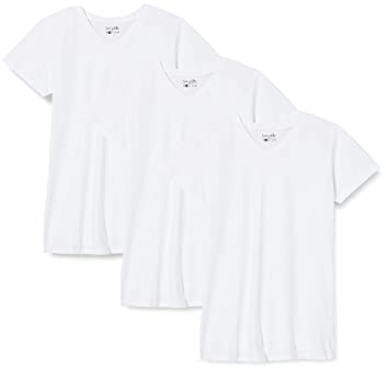 berydale BD158, Camiseta, Blanco (White, Paquete De 3), S