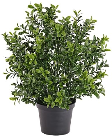 artplants.de Dekorativ buxbom i kruka, UV-säker, 30 cm