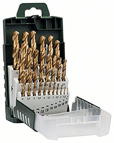 Set de 25 brocas HSS Titanio: Gripbox
