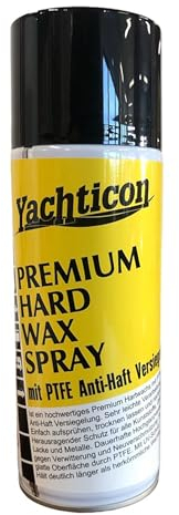 YACHTICON Premium Hard Wax mit PTFE-Antihaft Versiegelung, Volumen:400 ml(Spray Dose)