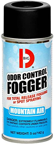 Odor Control Fogger, Mountain Air Scent, 5 oz Aerosol, 12/Carton