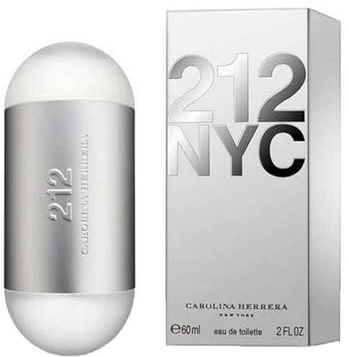 Carolina Herrera 212 Nyc Fragrance For Women - Floral Notes - Sensual And Feminine Scent - Multi Layered Fragrance Of Zestful Energy Inside - Sandalwood And Bergamont - Edt Spray - 2 Oz