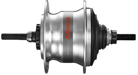 Taylor-Wheels Nabe Hinterrad Nabenschaltung Shimano Nexus 7 SG-C30007R Freilauf 36 Loch Silber