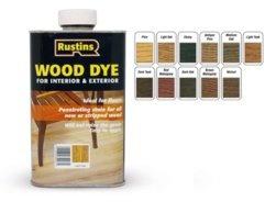 Rustins Wood Dye Red Mahogany 250ml