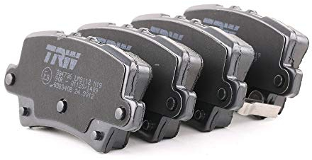 TRW GDB3408 Pastillas de Freno Juego de 4 para Honda Civic VIII Hatchback (FN, FK) 2005-2012 Eje Trasero y Otros Vehículos