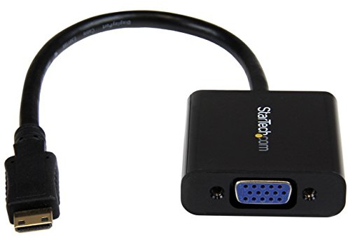 StarTech.com MNHD2VGAE2 - Adaptador de vídeo Mini HDMI a VGA