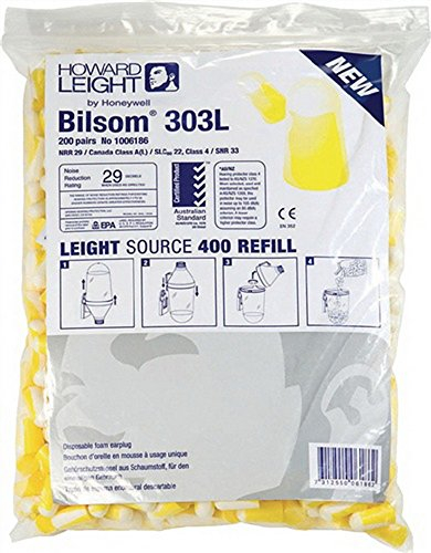 Gehörschutzstöpsel 303L gelb Bilsomat 400 Art-Nr. 4000370346, 200 Stück