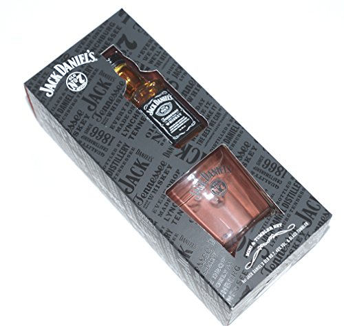 Jack Daniel's Old no.7 Square Tumbler with 5cl Miniature