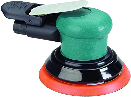 Dynabrade (59020) Dynorbital-Spirit 5 (127 mm) Diameter Random Orbital Sander, Non-Vacuum | 3/16 (5 mm) Diameter Orbit | 12000 RPM Pneumatic Motor