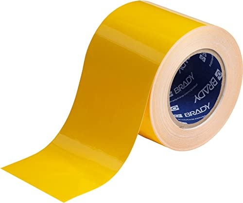 Toughstripe Solid Color Ribbon, 101.60mm x 30.48m, Yellow