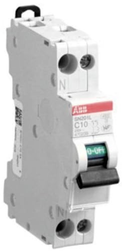 ABB 470086 Disjoncteur modulaire phase plus neutre 10 A