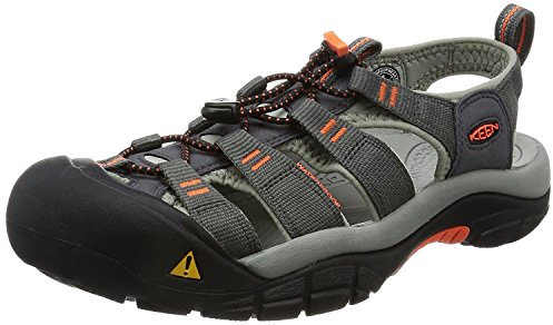 KEEN Herren Newport H2 Sandalen, Magnet/Nasturtium, 42.5 EU