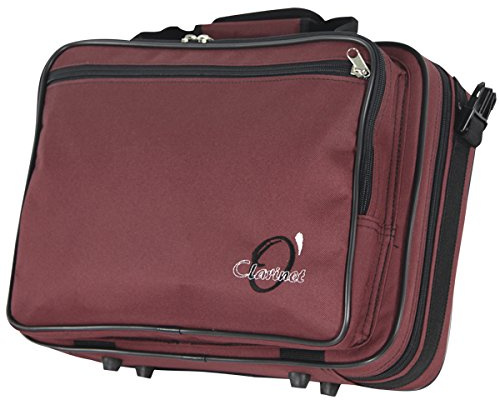 Ortola 0605-005 - Estuche funda clarinete, color rojo