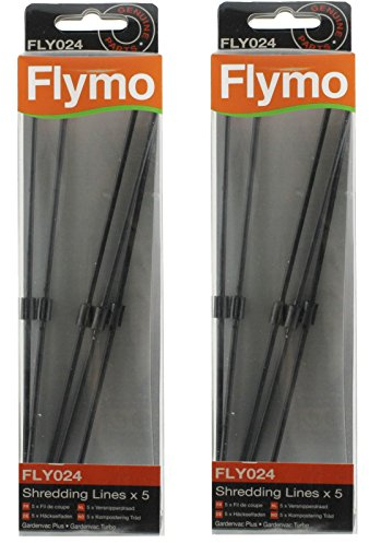 Flymo Genuine Gardenvac Turbo 2500 2700 Leaf Blower Vacuum Shredding Lines (Pack of 10, FLY024)
