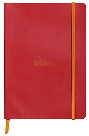 Rhodia 117463C Anteckningsbok, Röd, A5