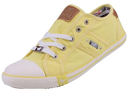 MUSTANG Damen 1099-310-610 Sneakers, pastellgelb, 40 EU