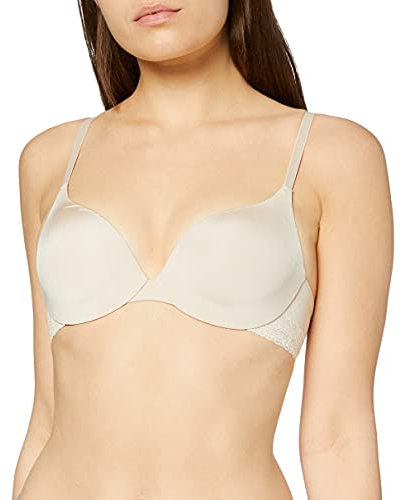 Sloggi Damen Halbschalen BH Wow Lace WHP, Beige (NEW BEIGE (LZ) LZ), 70D