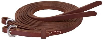 Weaver Leather Stacy Westfall ProTack Oiled Split Rein, 5/8-Inch x 8-Feet, Brown