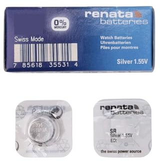 Renata Silver Oxide Swiss Made Watch Battery - 319 (SR527SW)