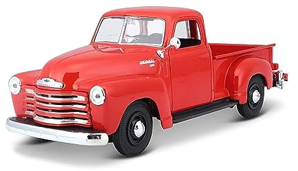 Maisto 1:25 Scale Chevrolet 3100 Pickup 50 Model Car (Red)
