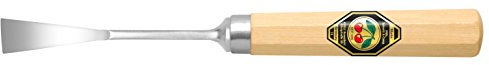 KIRSCHEN Werkzeuge 3126004 | Bildhauerbeitel mit Weißbuchenheft Stich 5, gebogen - 4mm