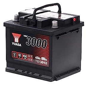 YUASA YBX3012 YBX3000 Autobaterie/Starterbatterie 52Ah 12V 450A DIN/ISO L1