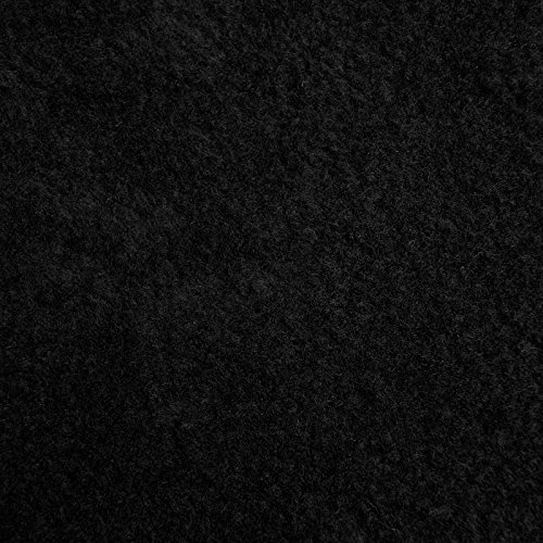 (64,99kr/m) Termosfleece - Anti-noppfri mikrofiber - 100% PES, andningsbar och varm - säljs per meter (svart)