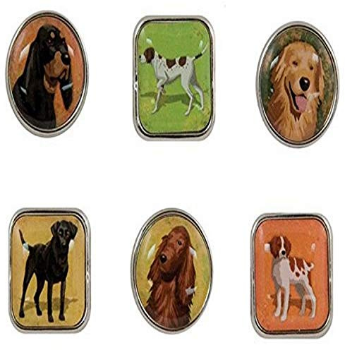 Karen Foster Design Scrapbooking Bubble Brads, Sporting Dogs, 12 x 12
