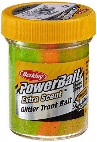 Berkley Powerbait Select Glitter Troutbait Pâte appât pour pêche à la truite - Multicolore (Arc-en-ciel), 50 g