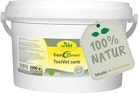 EquiGreen ToxiVet Sorb 2,5 kg - Toxinbindung für stoffwechselempfindliche Pferde, reich an natürlichen B-Vitaminen