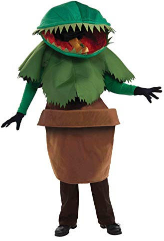 Unisex - Adult Venus Flytrap Costume, Green, One Size