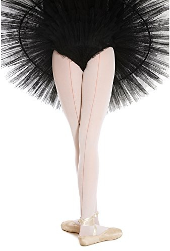 Silkeslen vuxen dam sömnad dans balett tights