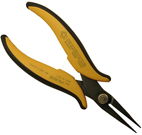 Piergiacomi Glatte Flachzange, Spitzenbreite 1.2 mm, Backenlänge 32 mm, Stahlstärke 3 mm, 1 Stück, PN2016