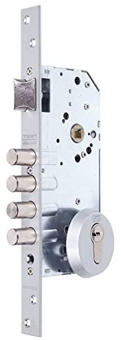 Tesa Assa Abloy, R100B566C, Cerradura Monopunto de Seguridad para Puertas de Madera