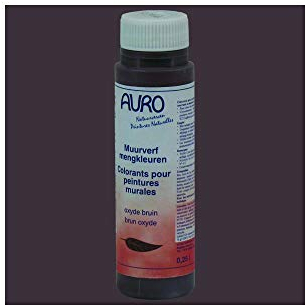 AURO Vollton- und Abtönfarbe - Eisenoxid-Braun - 0,25L