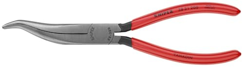 KNIPEX Tools - Long Nose Pliers Without Cutter, S Shape (3831200)
