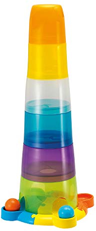 winfun-40537 Tour empilable avec Jeu de Boules, 40537, Vert, M