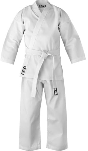 Blitz Student Karate Suit - White, 1/140cm