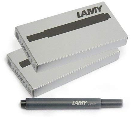 Four packs of Lamy T10 fountain pen ink cartridges, BLACK