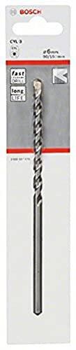 Bosch Professional 1x Betonbohrer CYL-3 (für Beton, Ø 6 x 90 x 150 mm, Zubehör Schlagbohrmaschine)