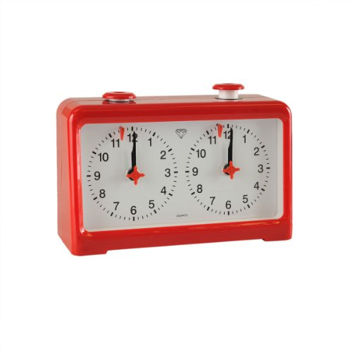 Wholesale Chess Diamond Quartz Battery Powered Analog Chess Clock - Red